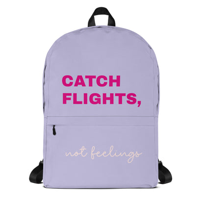 Pink flights not feelings - Backpack